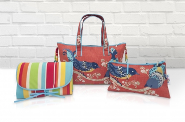 Belily-World Paradise Shopper Bag - Wickeltasche Set